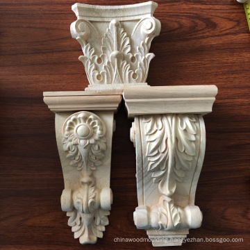 Decorative carved fireplace corbels floral roman corbel